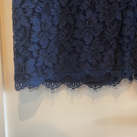 Diane von Furstenberg (US8) Zarita Navy Lace Dress, good condition - Picture 4 of 7